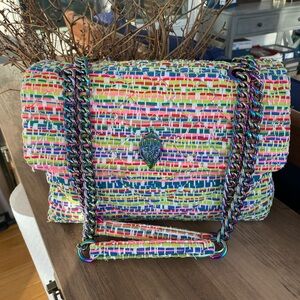 Kurt Geiger London Kensington Tweed Shoulder Bag